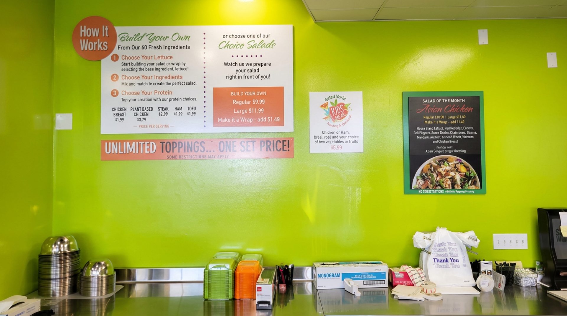 Join our Salad World family