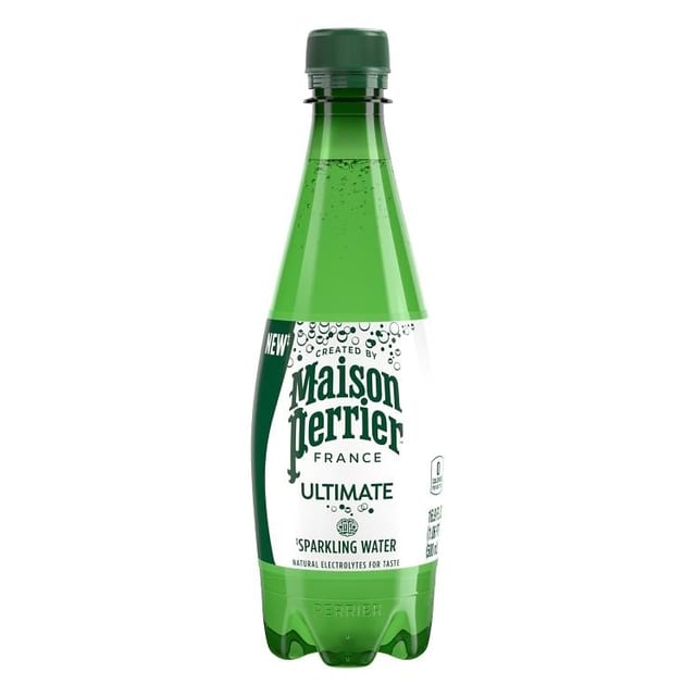 Perrier Sparkling Water.